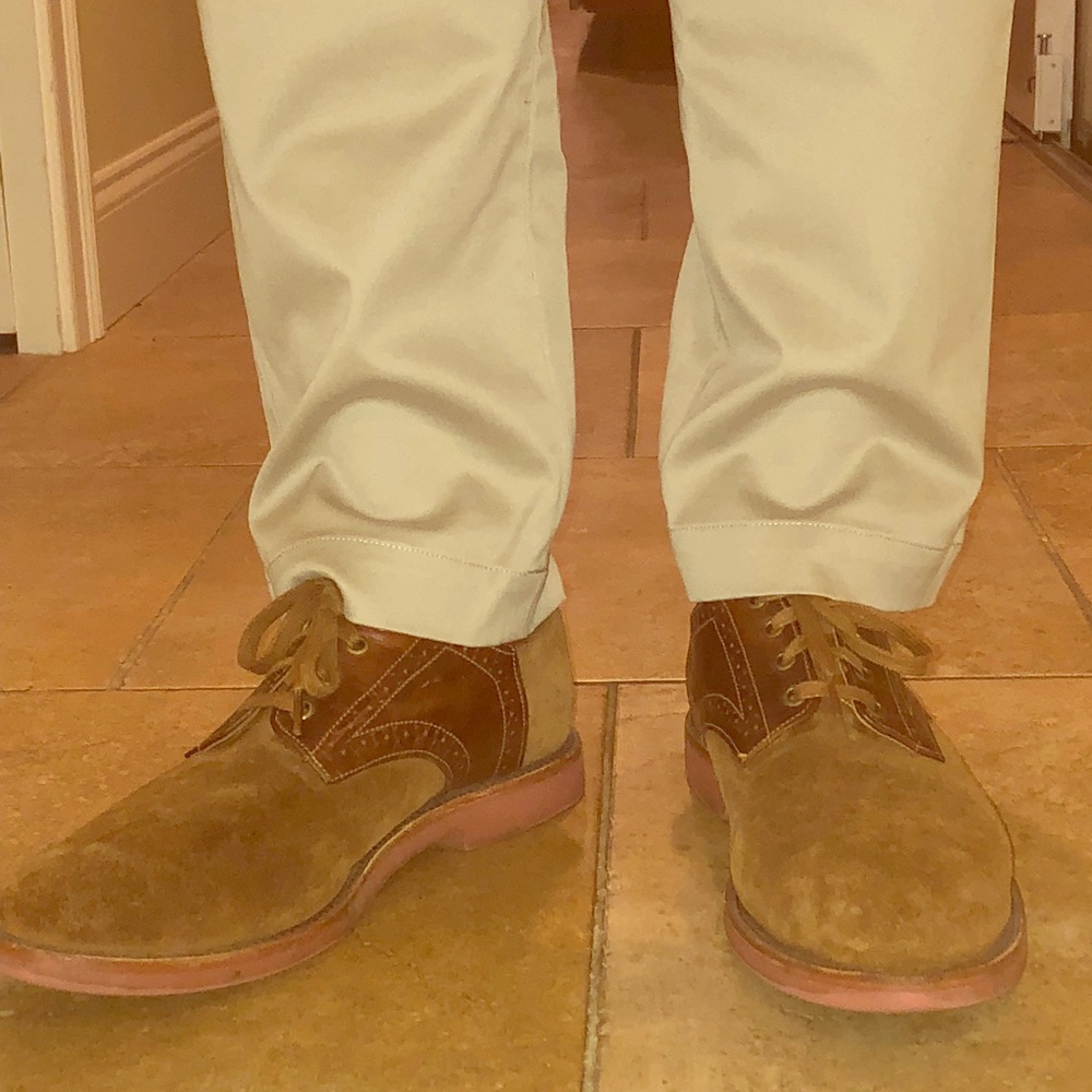 Walk Over Men’s Suede & Leather Casual Dress Shoes